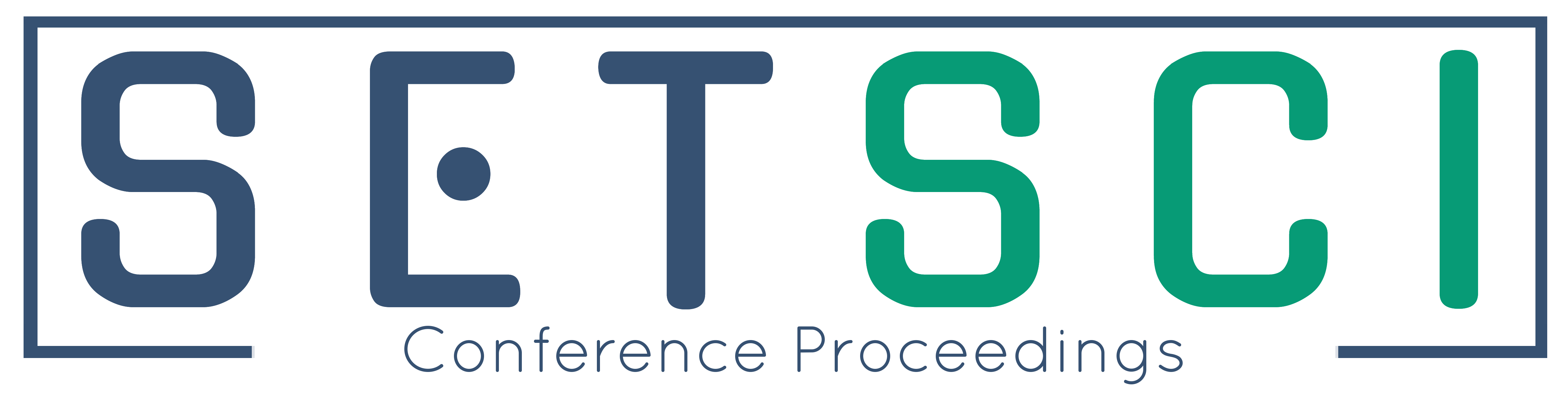SETSCI Conference Proceedings